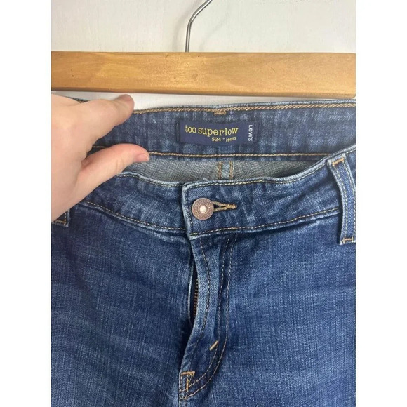 Levi’s 524 Super Low Rise Jeans – Size 17 (Juniors) #0538 - Picture 7 of 9